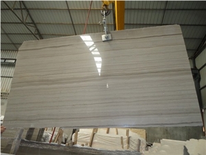 China Marble Wooden Look White Slabs & Tiles