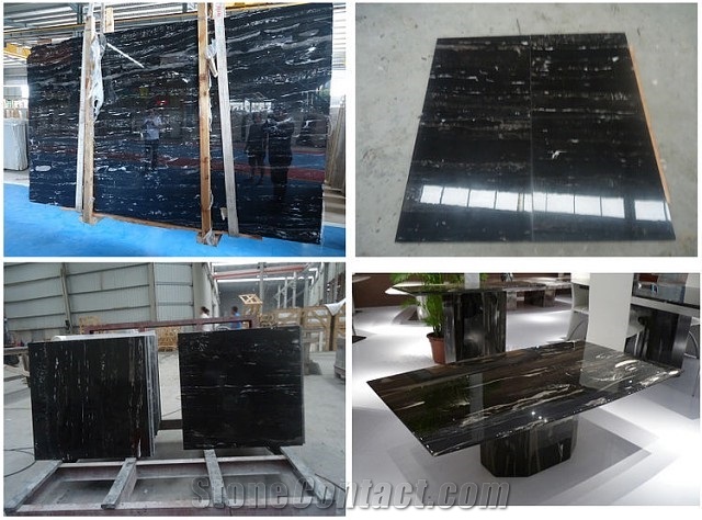 China Marble Wooden Look White Slabs & Tiles