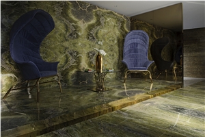 Irish Green Marble Design, Wall and Floor Application