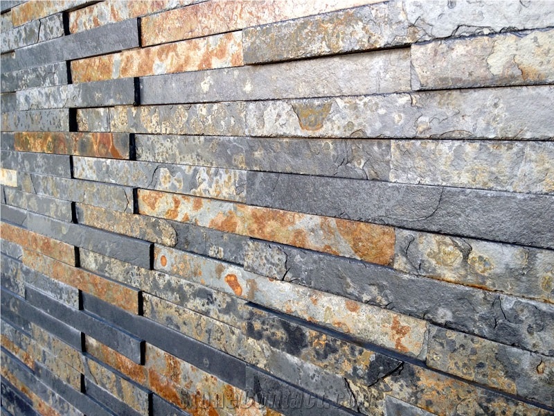 Ferrugem Slate - Ardosia Multicolor Wall Cladding Panels