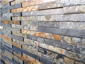 Ferrugem Slate - Ardosia Multicolor Wall Cladding Panels