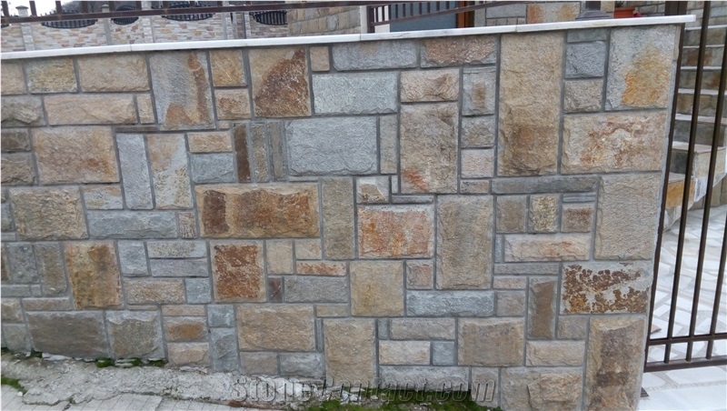 Gneiss Wall Tiles, Bulgaria Beige Gneiss