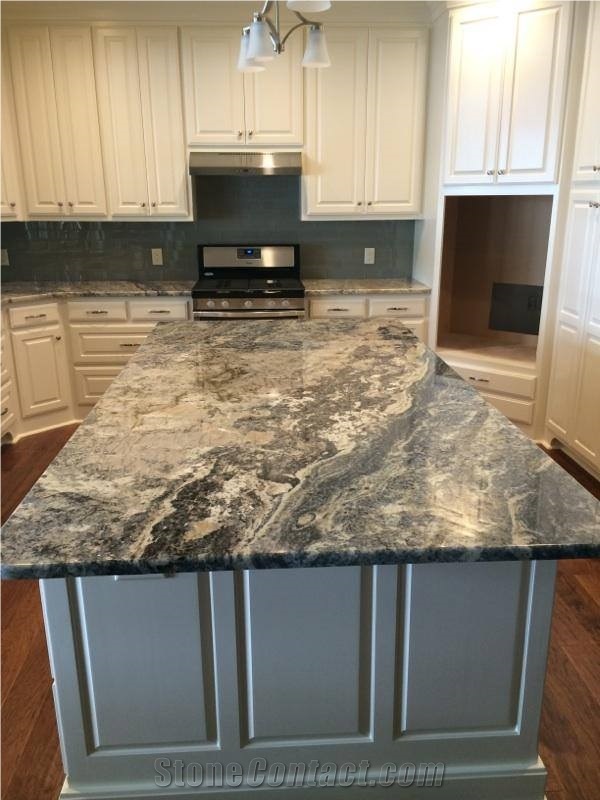 Azurite Granite Kitchen Countertop from United States - StoneContact.com