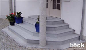 Grey Granite Entrance Stair