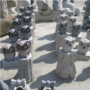Handcarved Granite Stone Garden Decor Animal Sculptures