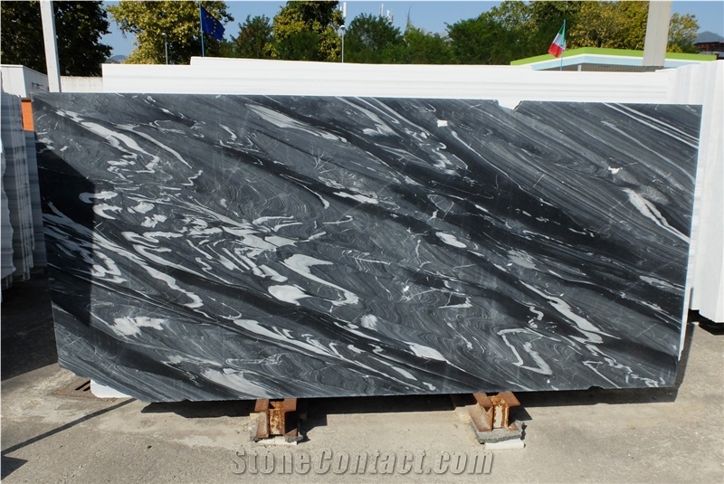 Nero Picasso Marble, Black Picasso Marble Slabs