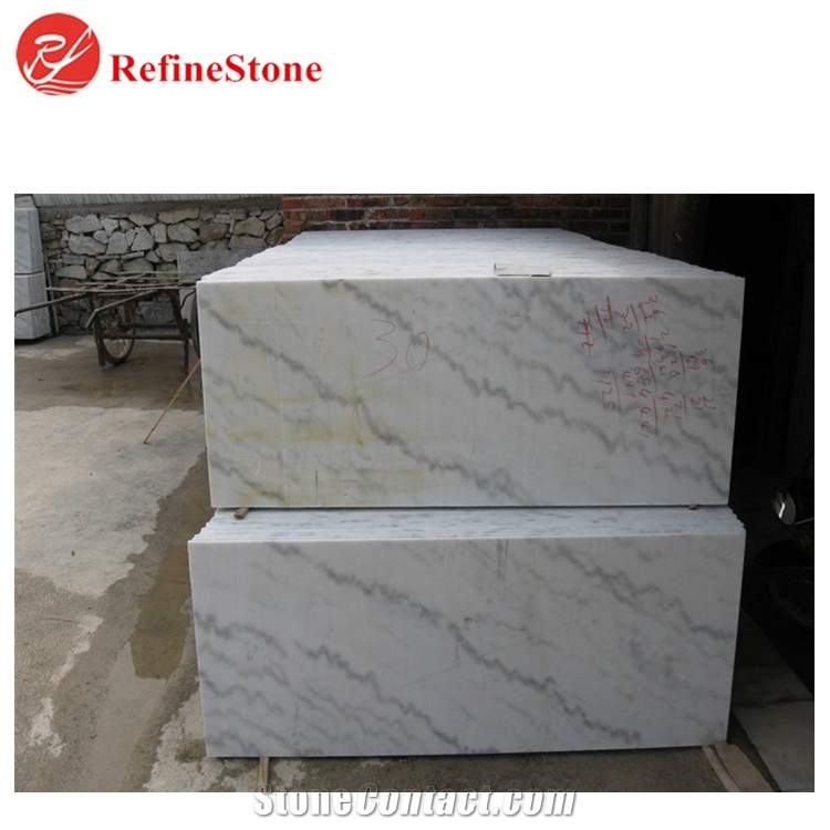 Chinese Guangxi White Marble Floor Tiles