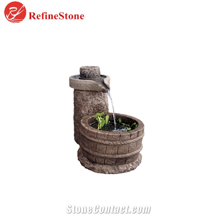 Small Natural Stone Water Fountain For Indoor