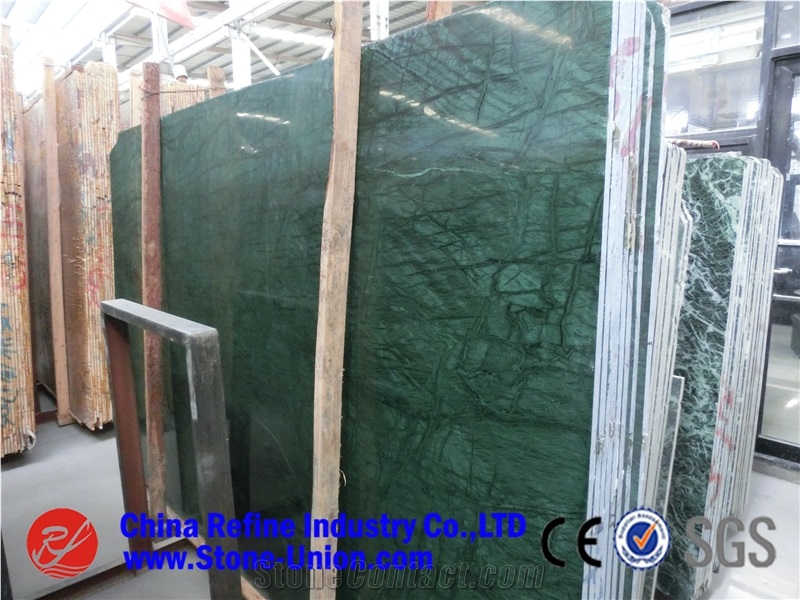 Verde Green Marble Tiles & Slabs, Verde Guatemala Green Marble,Cut to Sizes, Flooring Tiles and Wall Claddings for Building Projects
