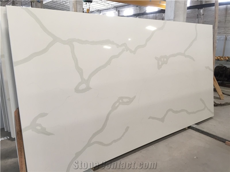 Calacatta Quartz,Polished Slabs&Tiles for Covering,Skirting,Natural Building Stone Decoration,Interior Hotel,Bathroom,Kitchentop