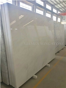 A Quality China Guangxi White Marble Polished Slabs,Machine Cutting Crystal White Panel Tiles for Wall Cladding,French Pattern Bathroom Floor Covering