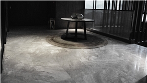 Agud Grey Ice Crystal Marble Slab Tile for Wall Cladding,Imperial Gray Marble Panel for Hotel Floor Covering