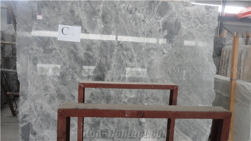 Antique Style Silver Sable Grey Marble Polished Slabs,Machine Cutting Tiles Panel for Hotel Bathroom Wall Cladding,Floor Covering Pattern
