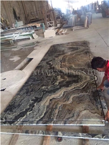 Australian Grey Marble Fantasy Wood Vein Marble Polished Slab,Machine Cutting Panel Tiles Floor Paving