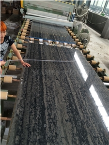 Blue Ocean Grey Wooden Vein Marble Polished Tiles,Machine Cutting Panel for Interior Floor Covering,Wall Cladding French Pattern