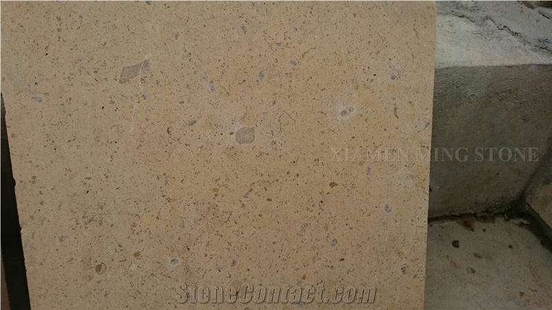 China Beige Limestone Coral Stone Tiles Panel Villa Exterior Wall Cladding,Cream Limestone Slabs Cutting Walling Panel Pattern