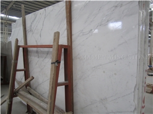China Bianco Carrara White Marble Slabs Polished,Panel Cutting Antico Fox White Marble Tiles Wall Cladding,Floor Covering Pattern Paving