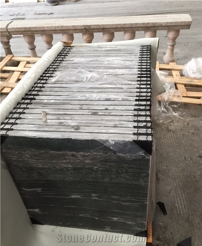 China Black Silver Dragon Marble Slabs Polished, China Nero Portoro Marble Tile Panel Skirting Wall Covering,Hotel Floor Paving Pattern