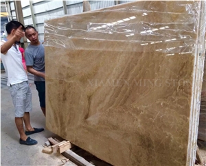 China Honey Onyx Translucent Backlit High Glossy Slabs, Vein Cutting French Tiles Pattern Cladding,Floor Covering Bathroom