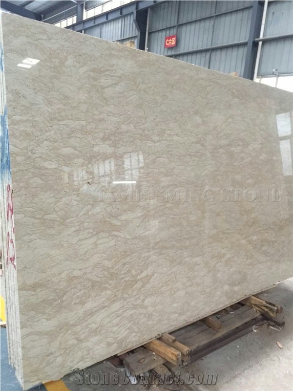 Perlato Marble Iran Beige Polished Marble Slabs,Machine Cutting Panel Tiles for Wall Cladding,Floor Covering French Pattern