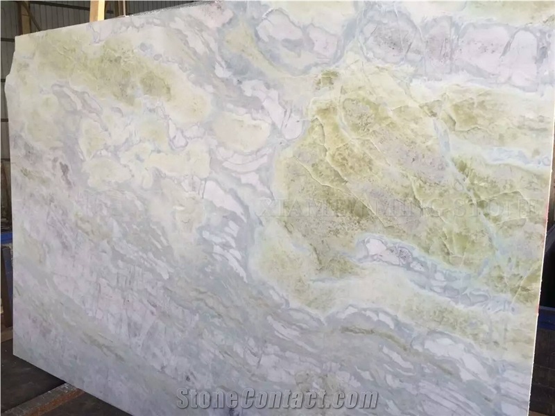 Polished Blue River Marble Lemon Ice Spring Slabs,Machine Cutting Azul Tiles for Panel Floor Covering,Wall Cladding Skirting French Pattern