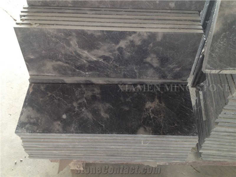 Silver Sable Grey Marble Polished Machine Cutting Tiles,Slab Panel for Hotel Bathroom Wall Cladding,Floor Covering Pattern