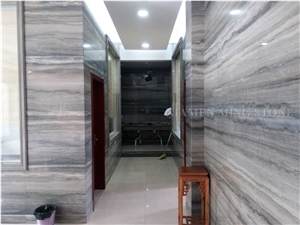 Silver Serpeggiante Blue Marble Polished Slabs Tile,Ocean Straight Wooden Vein Cutting Panel for Interior Wall Cladding,Lobby Floor Covering Pattern