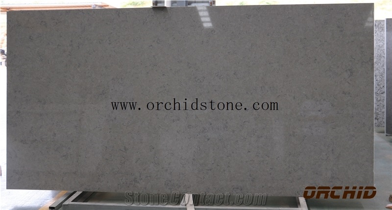 French Grey Quartz Stone Slabs,Grey Quartz Surface,Cambria Grey Engineered Stone,Grey Marble Artificial Stone