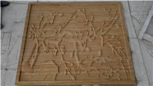 3d Carved Marble Wall Panel Decoration