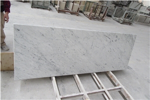 Carrara White Marble Countertop for Kitchen, Bar Island