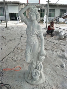China Custom Design Hot Sale Hand Carved Human Statue/ Marble Stone Angel Sculpture