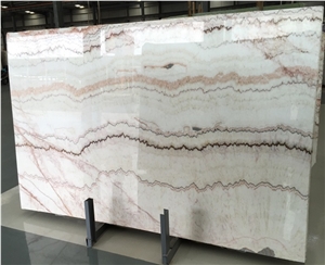 China Factory Well Polished Rainbow Onyx Marble Slabs & Tiles for Project