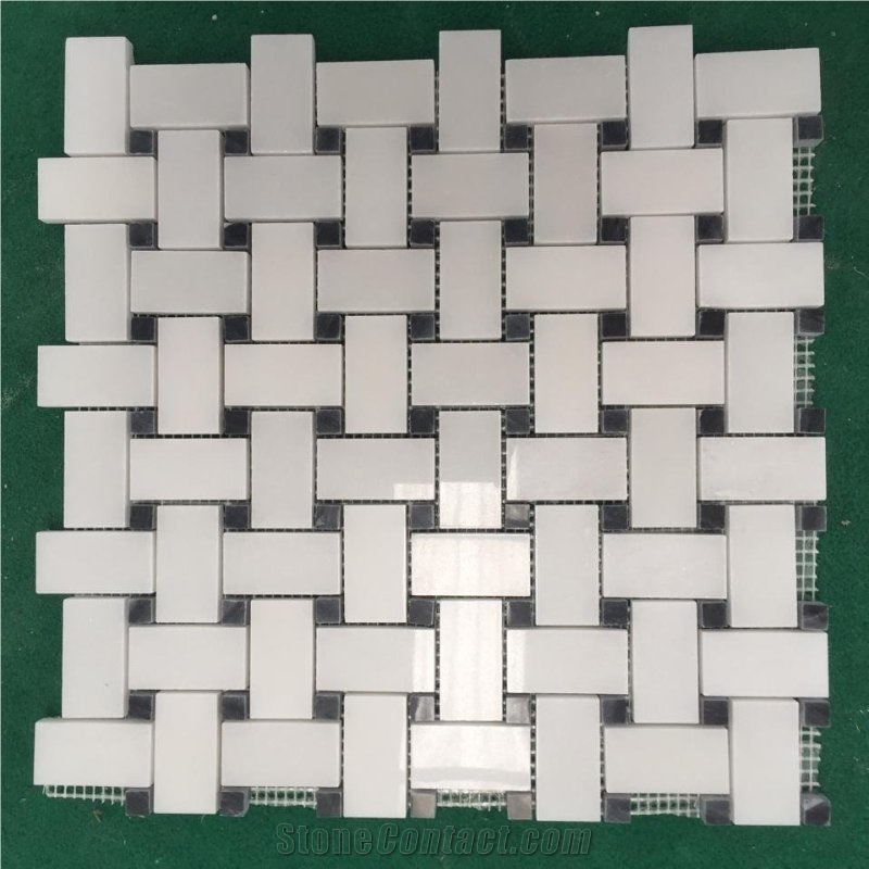 China Supplier Good Quality Bone Style Marble Mosaic for Wall