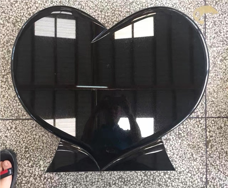 Chinese Supplier Factory Whosale Cross Shanxi Black Tombstone for Cemetery