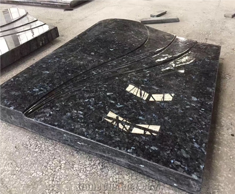 Chinese Supplier Factory Whosale Cross Shanxi Black Tombstone for Cemetery