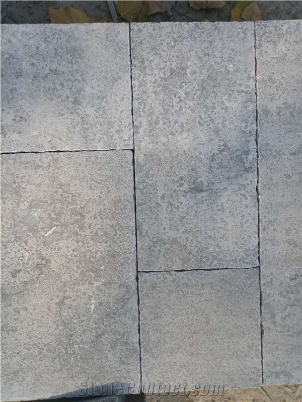 Flamed Blue Stone Frech Pattern for Flooring Tiles