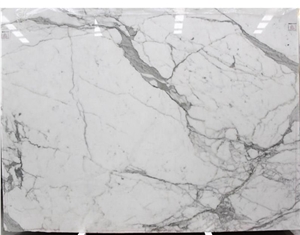 High Polished Calacatta Gold Marble Slab for Kitchen Countertop, Dinning Table