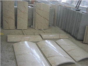 High Quality Factory Whosale Natural Stone Beige Marble Roman Column Cladding