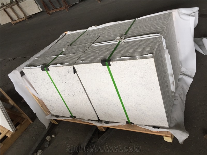 Polished Surface White Granite Kashmir White 60x15cm Tile 1.2cm for Floor