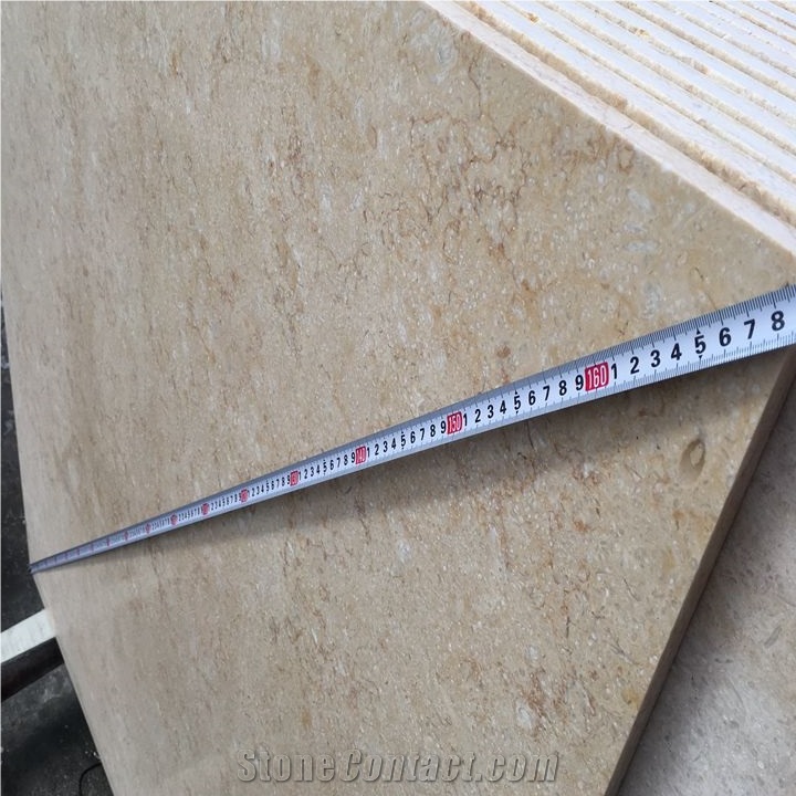 Beige Marble Steps,Polished Yellow Marble Stair with Anti Slip, Bullnose Round Long Edge, Treads and Risers,Step Stone,Marble Staircase,Luxury Steps