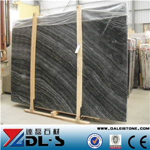 China Ancient Green Wood Marble Tiles, Cheap Chinese Black Wood Grain Vein Marble Polished for Wall Stone Flooring Covering ,Indoor Building