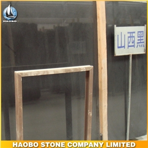 Famous Chinese Shanxi Black Granite Slabs for Building Decoration