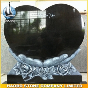 Own Factory Monument Shanxi Black Granite Headstone Antique Finish Heart Shaped Granite Tombstone High Quality Direct Selling Upright Headstone Own Factory Monument Shanxi Black Granite Headstone Antique Finish Heart Shaped Granite Tombstone High Quality Direct Selling Upright Headstone