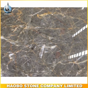 Own Factory Tiles Polished Caster Grey Marble Slab for Wall and Floor Cover, Wholesale Flooring Tiles Slab Bathroom Backsplash Walling Panel