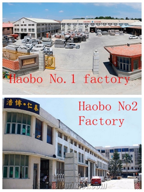 Reasonable Price Haobo China Quarry Handcarved Customized Modern Life Size Large Kylin Natural White Granite Statues Design for Outdoor Decoration