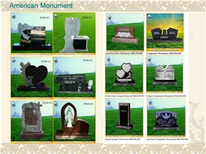 Wholesale Customized Factory Price High Quality and Polished Good Service China Haobo White Marble Book Shaped Headstones for Cemetery Memorials