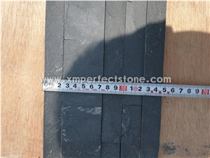 Jiangxi Black Slate,China Xingzi Black Slate,Black Culture Slate 60015010-25mm,Natural Split Culture Slate Tiles for Wall
