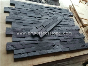 Jiangxi Black Slate,China Xingzi Black Slate,Black Culture Slate 60015010-25mm,Natural Split Culture Slate Tiles for Wall