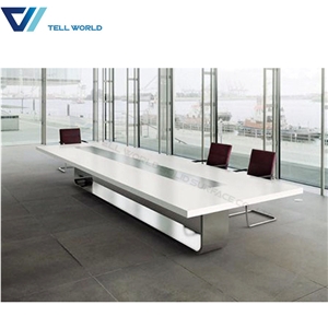 Conference Room Furniture Boardroom White Modern Conference Table