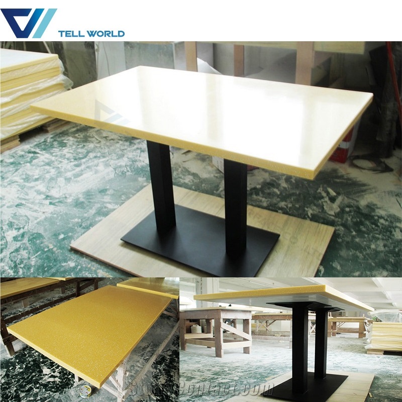 Corian White Gloss Dining Table